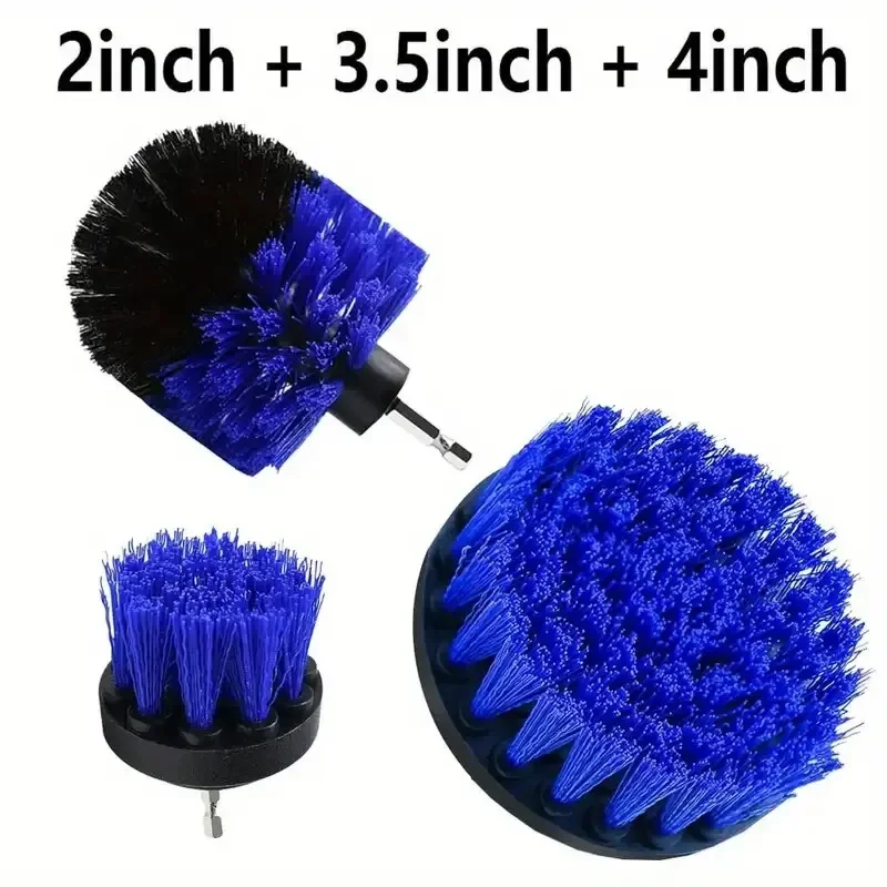 3 teile/satz Bohrer Pinsel Set Power Wäscher Waschen Reinigung Pinsel Tool Kit Für Mörtel Boden Badewanne Dusche Fliesen Bad Küche oberfläche – Detail 11