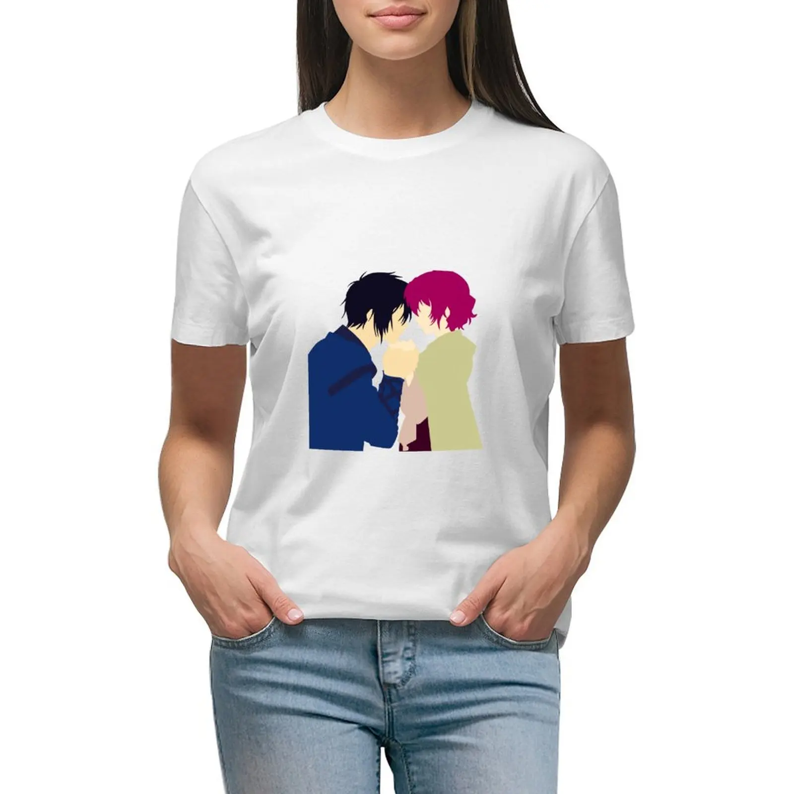 

Yona of the Dawn - Yona and Hak T-shirt korean fashion funny woman t shirt