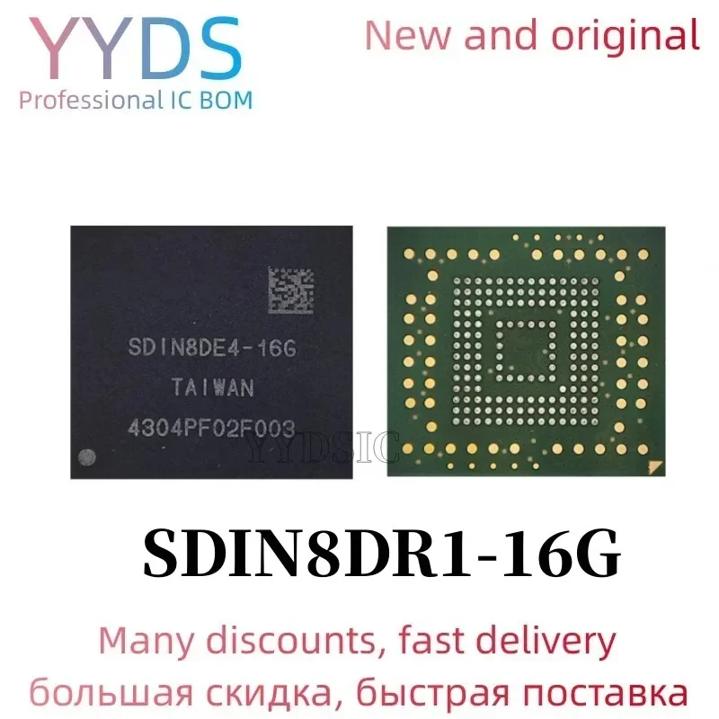 

100% Новый оригинальный Встроенный чип памяти SDIN8DR1 16G