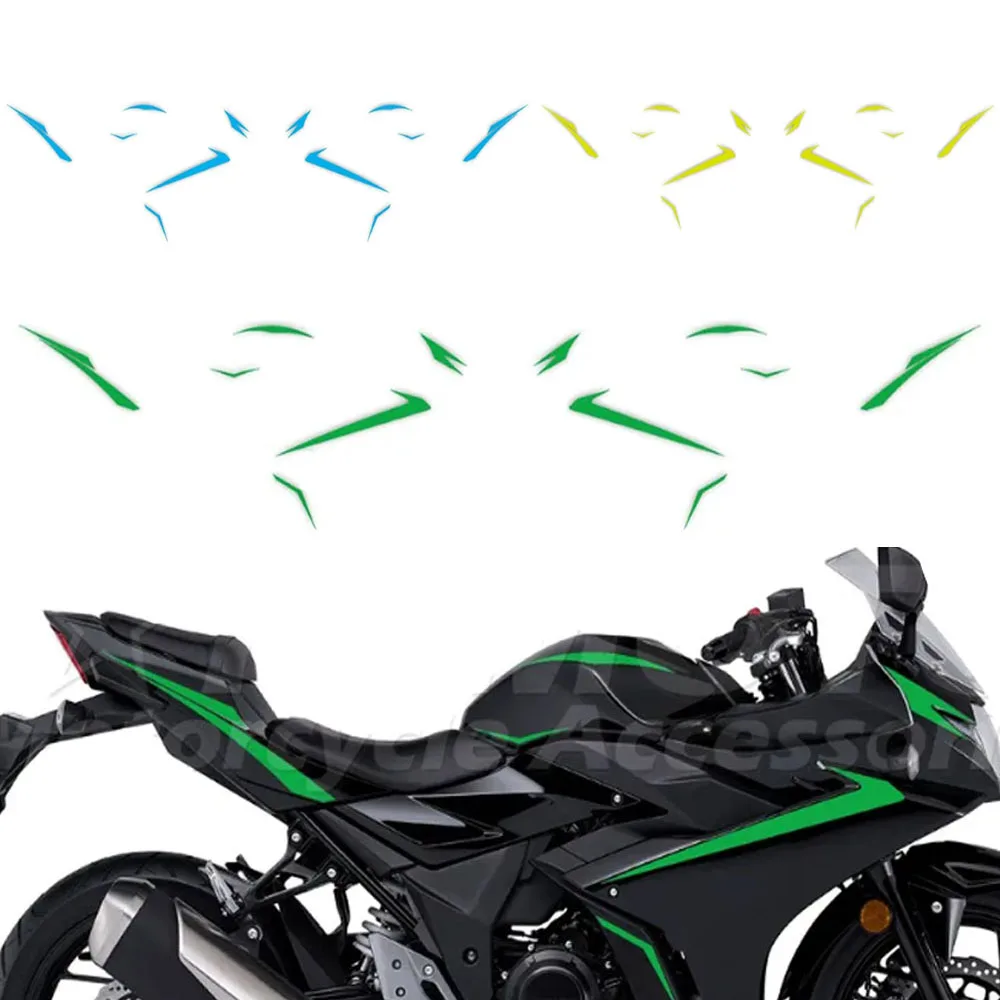 

Светоотражающие наклейки для Suzuki GSX250R, модифицированные наклейки для тела, цветочные принты