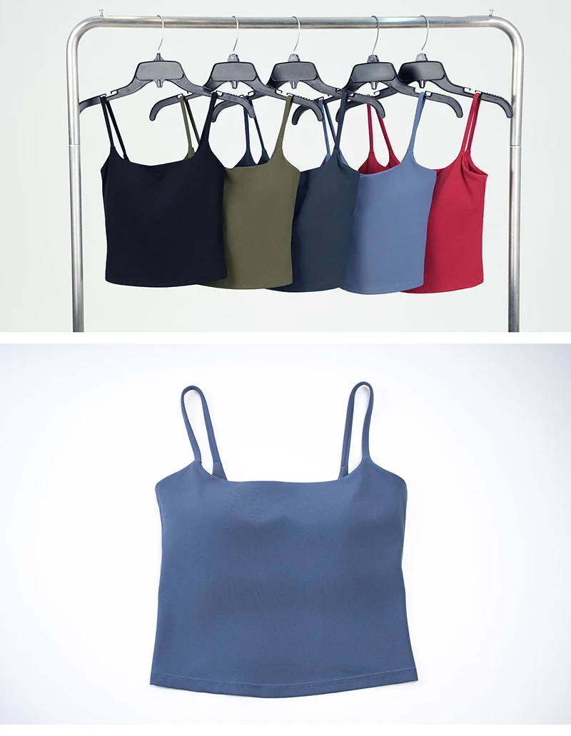 WAREBALL SoftMotion Riemchen-Mittelweste für Damen, Fitnessstudio, Tanktop, nacktes Gefühl, Workout, Fitness, Pilates, Laufen – Detail 28