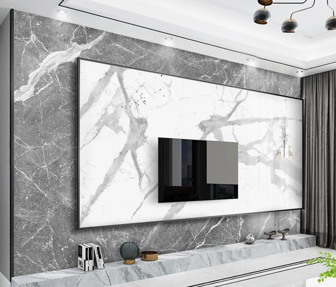 Custom modern simple marble jazz wallpapers for living room TV background  wall paper dining room bedroom wallpaper 3D art mural - AliExpress, image size:1174x1003
