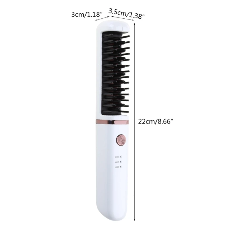 Hot Air Brush Negative Hair Straighten Comb Curler Styler for All Hair Types 6
