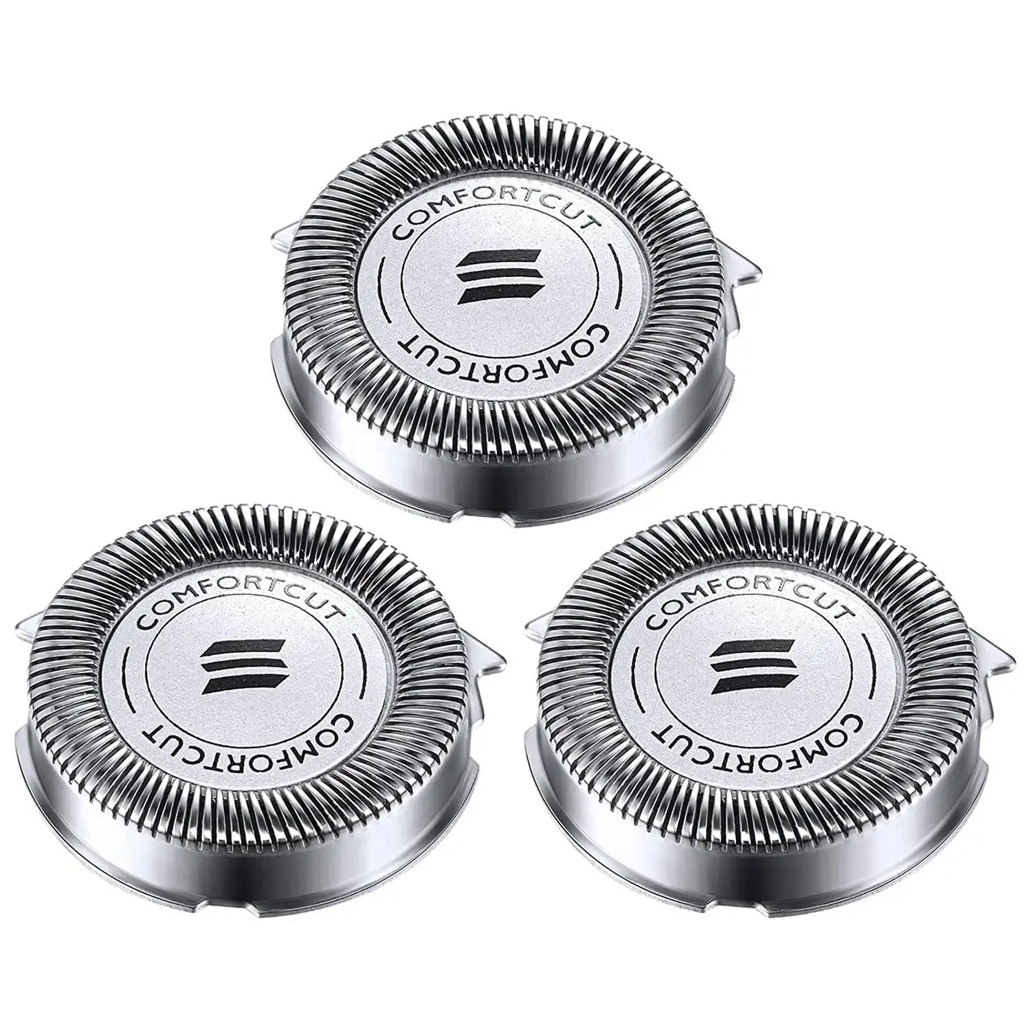 Hair Clipper Electric Shaver Hair Trimmer Electric Razor Rotary Shaver Shaver Blade Head 3Pcs SH30/50/52 Shaver Replacement Heads For Philips Electric Shaver Series 1000 2000 3000 5000 Blade Head