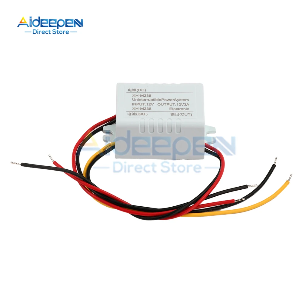 XH-M238 Mini UPS Power Module DC12V UPS Uninterrupted Power Supply Switching Emergency Switch Board