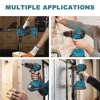 2-Speed Cordless Electric Drill Brushless Handheld 20+1 Torque Rechargeable Drills Electric Power Tools For Makita 18v Battery 4