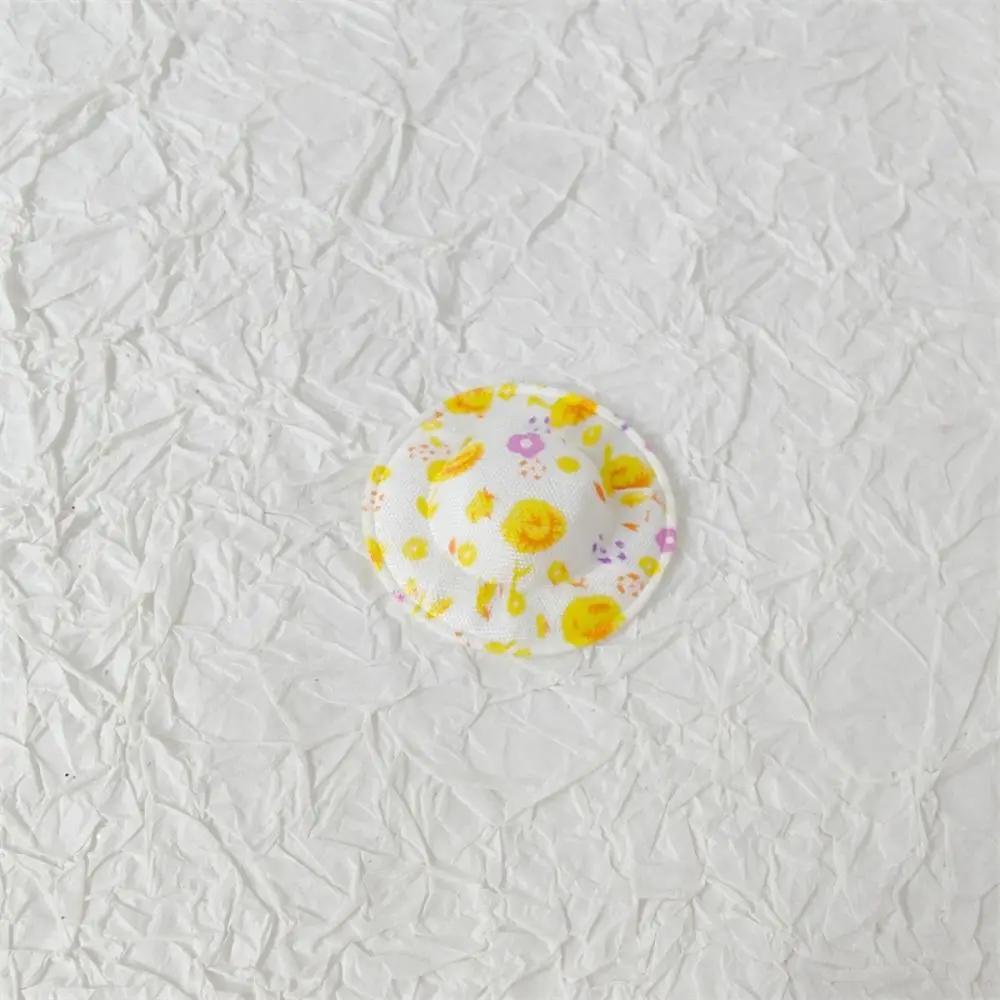 10PCS Cotton Mixed Styles Small Cap Mini Mixed Color Mini Cotton Doll Hat Colorful DIY Crafts Doll House Ornament Girls Gift