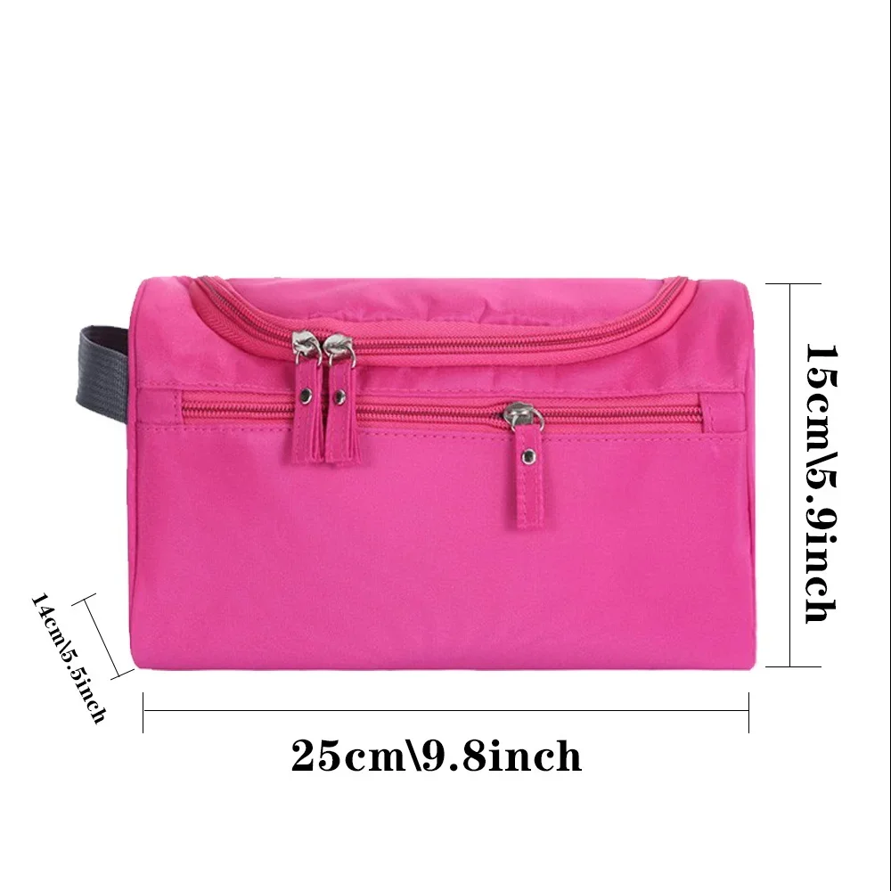 Cosmetic Bag Portable Toiletries Organizer Travel Makeup Bag Hanging Waterproof Washing Pouch Printing Walls Series Handbags