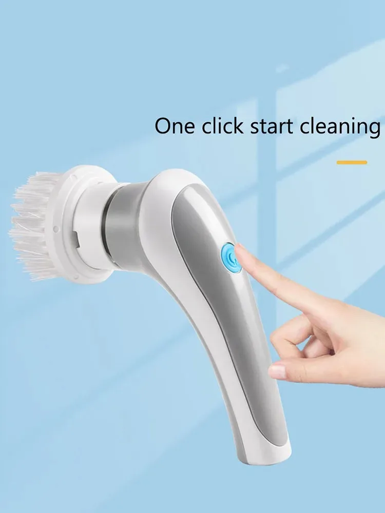 Description Picture 2 of itemElectric cleaning brush Kitchen Home Cleaning Brush Brush Heads Accessories
