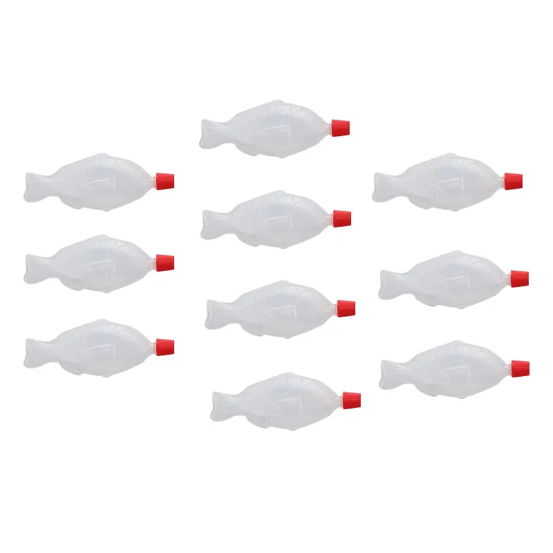 ? ? 10Pcs 물고기 모양의 8.5ml 간장 일회용 소스 병 스시 조미료 병 식초 병 향신료 병 포장 병