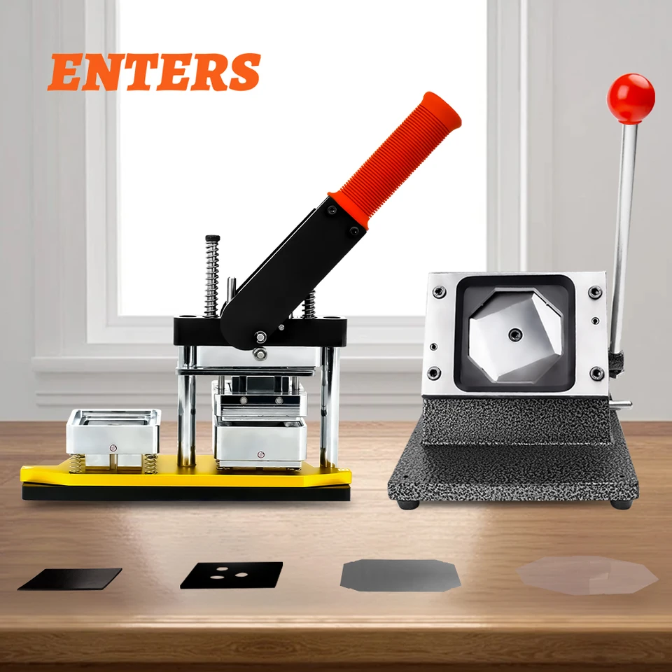 Square Refrigerator Sticker Badge Making Machine
