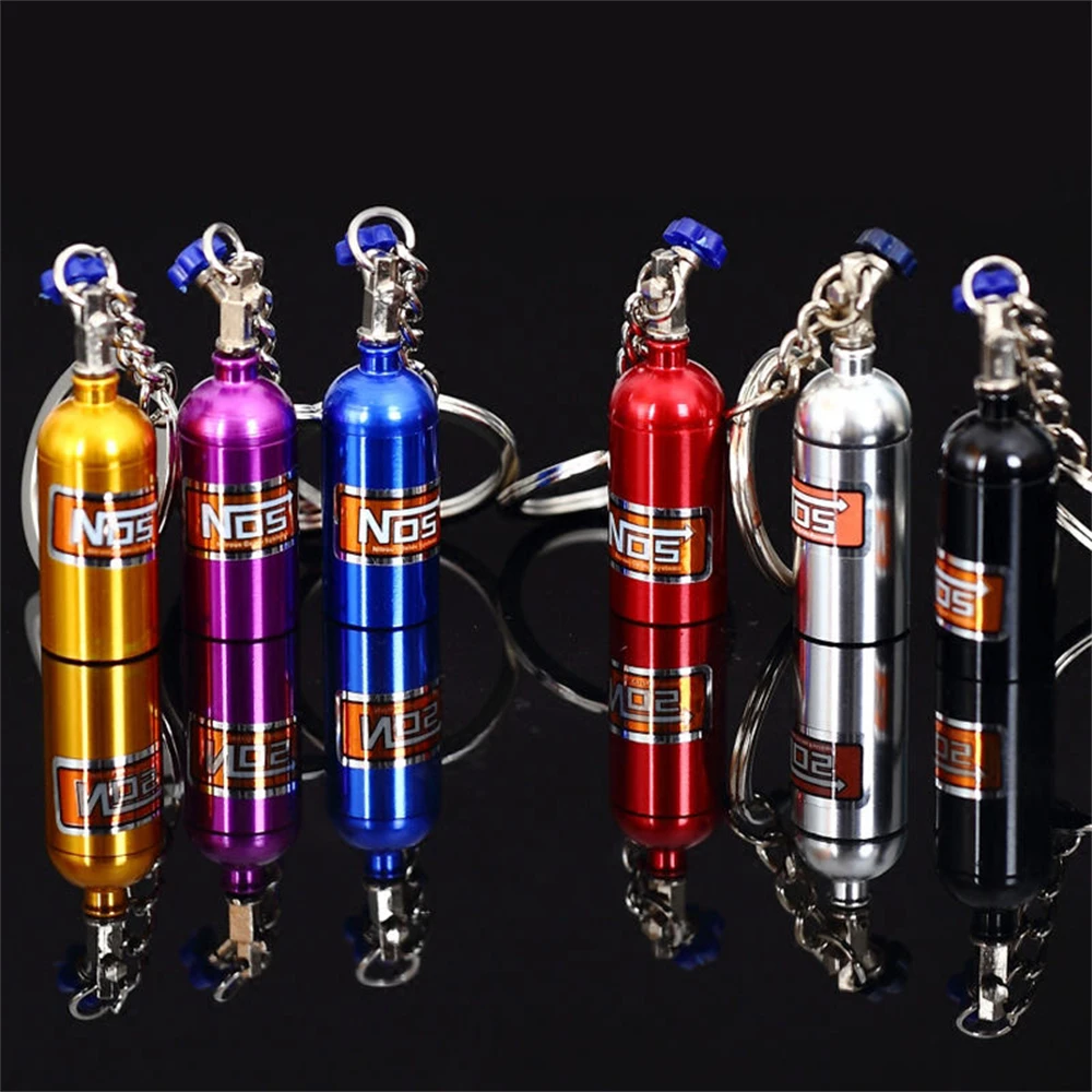 Keychain Creative Speed Gearbox Gear Head Pendant Turbo Hub Brake Disc Charms for Car Key