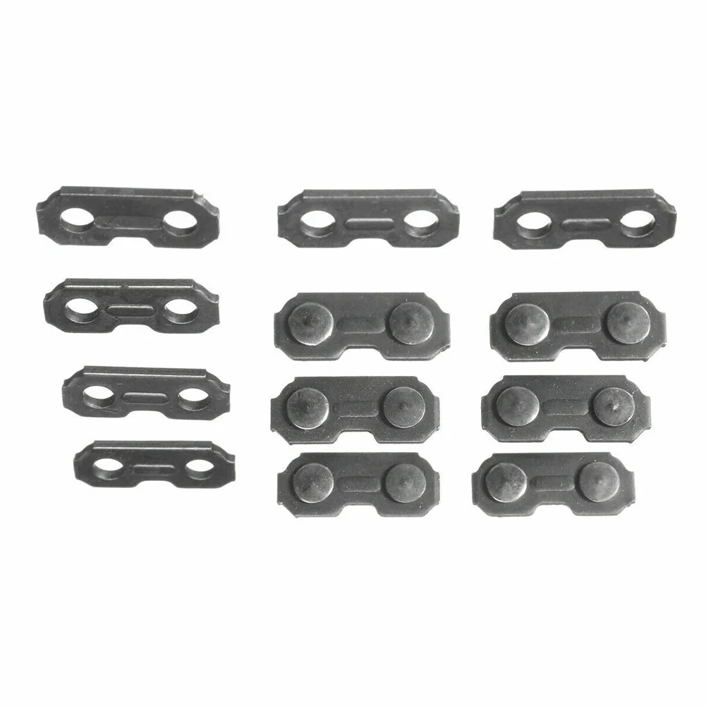 

Chainsaw Chain Joiner Links Garden Metal Outdoor Equipment For Joining 3/8 0.063 6pcs Chainsaw Parts Connectors