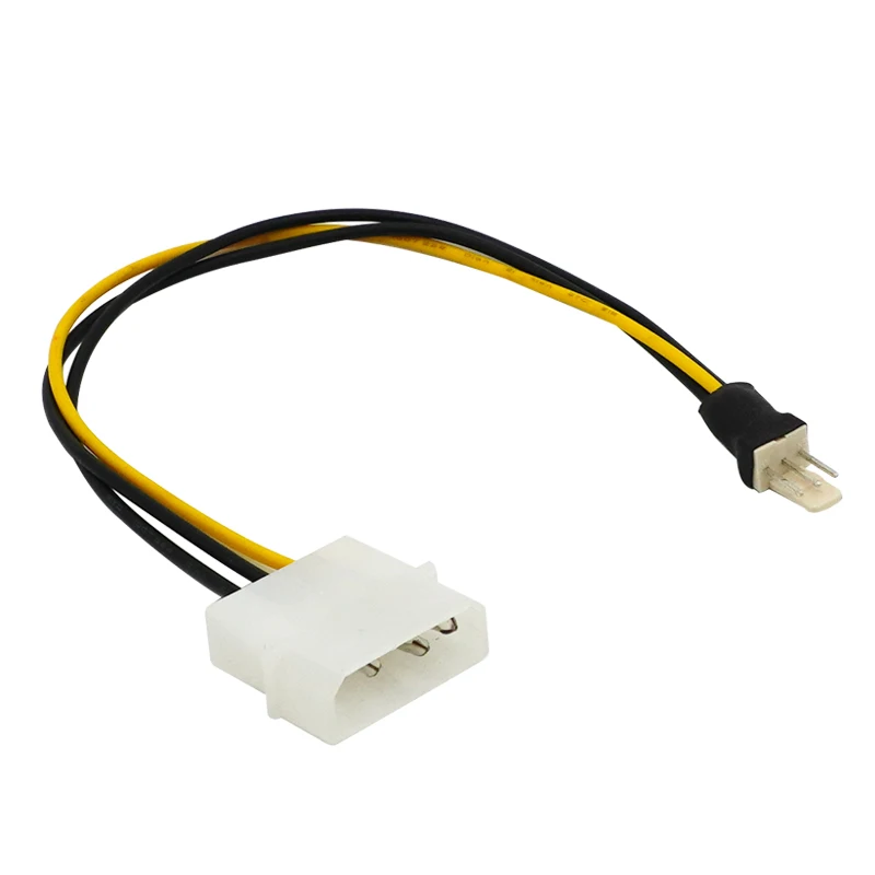 

10 шт., 4-контактный разъем Molex типа «папа» на 3-контактный вентилятор