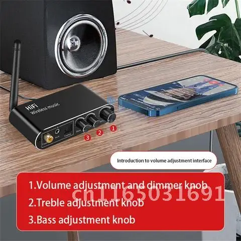 

Bluetooth 5.0 Receiver Remote Control Wireless Adapter Digital to Analog Audio Converter Optical Coaxial to 3.5mm AUX Jack 2RCA