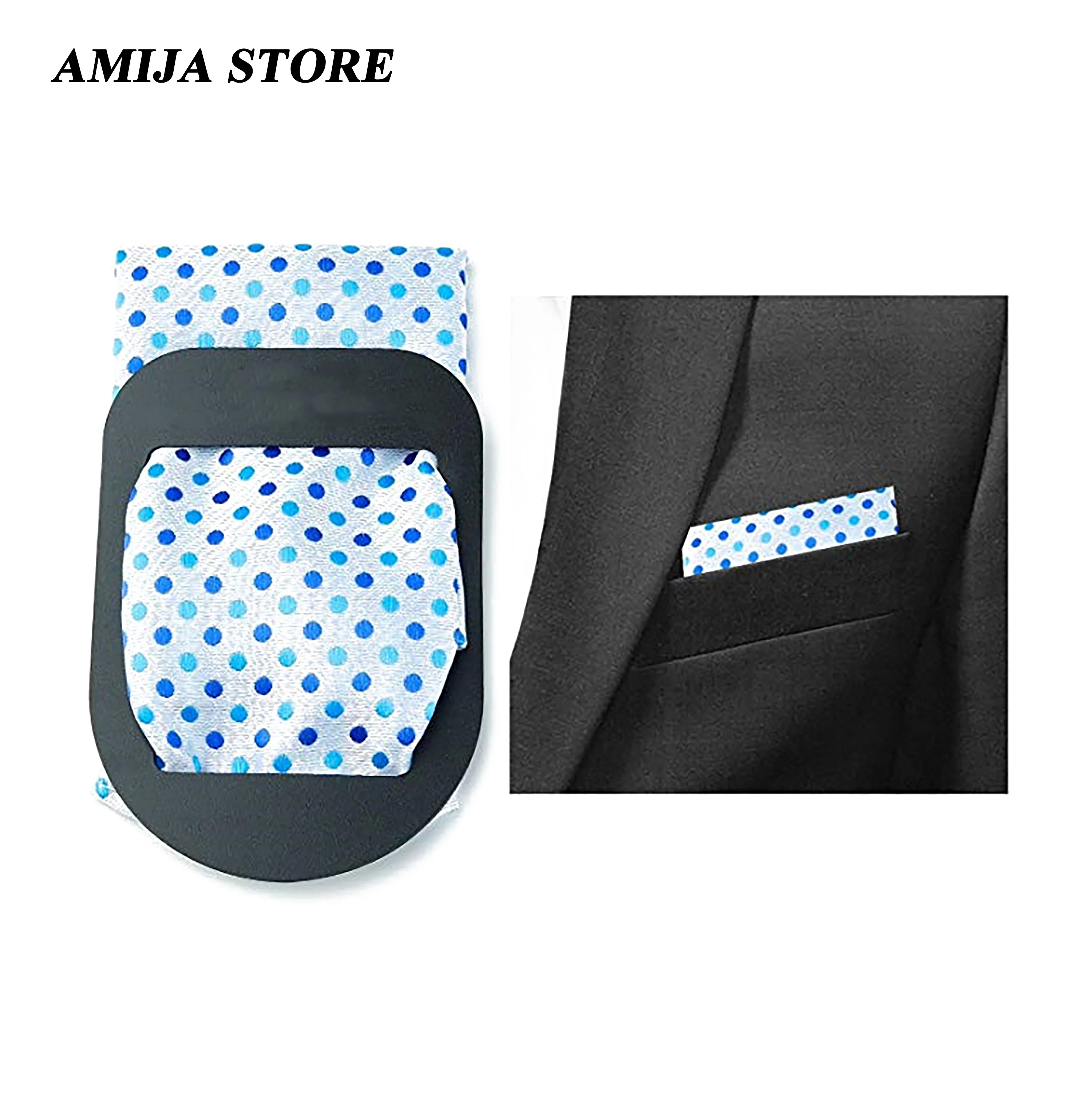 Fashion Pocket Square Holder Handkerchief Keeper Organizer Man Prefolded Handkerchiefs Men Gentlemen Suit Wearing Accessory pocket square,mini handkerchief