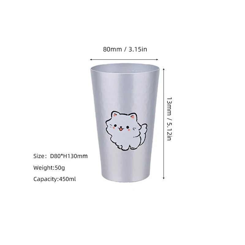 1 White Cat Cup
