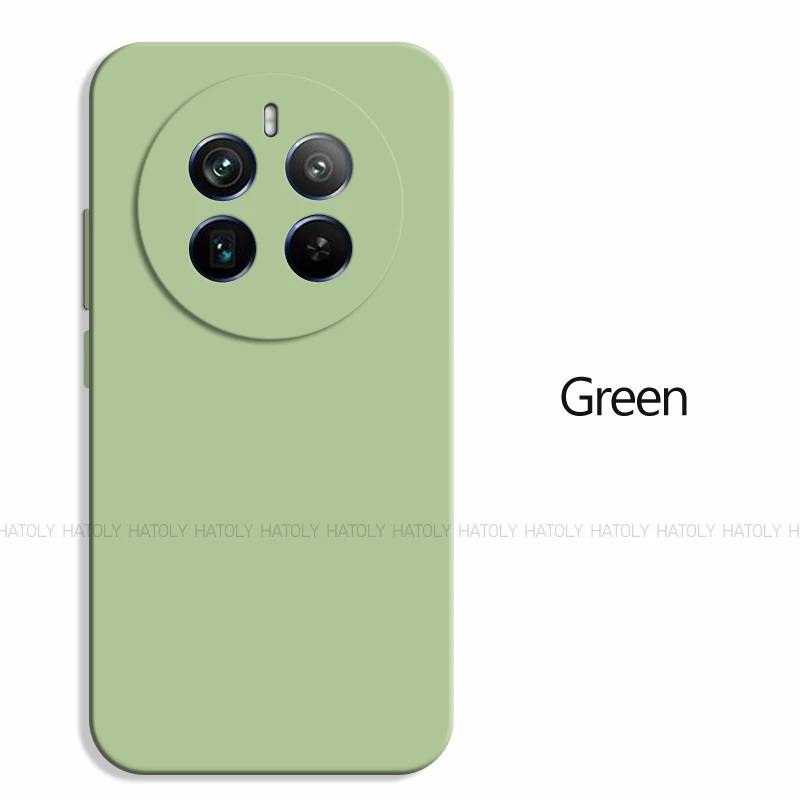 COMAKU Cover per Realme 12 Pro Plus (Pro+) / Realme 12 Pro 5G, Ultrasottile PU + TPU Silicone Antiscivolo Antiurto Case Con Texture Bumper Custodia Cover - Verde