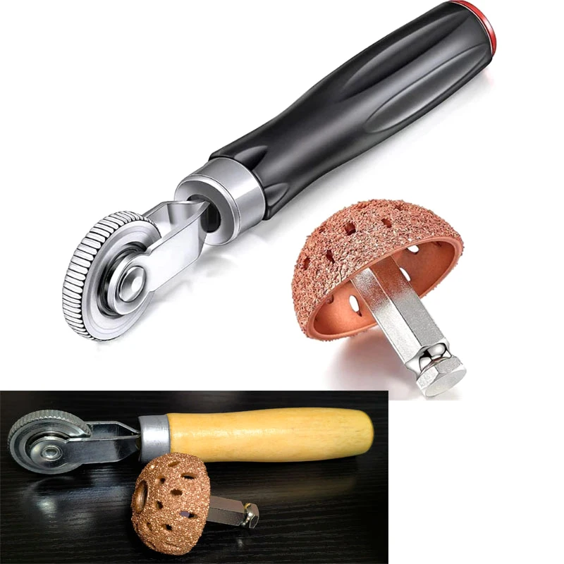 

42mm Tire Repair Patch Tools Kit Tire Patch Roller With Tire Wheel Repair Grinding Head Buffing Wheel For Air Tire Buffer