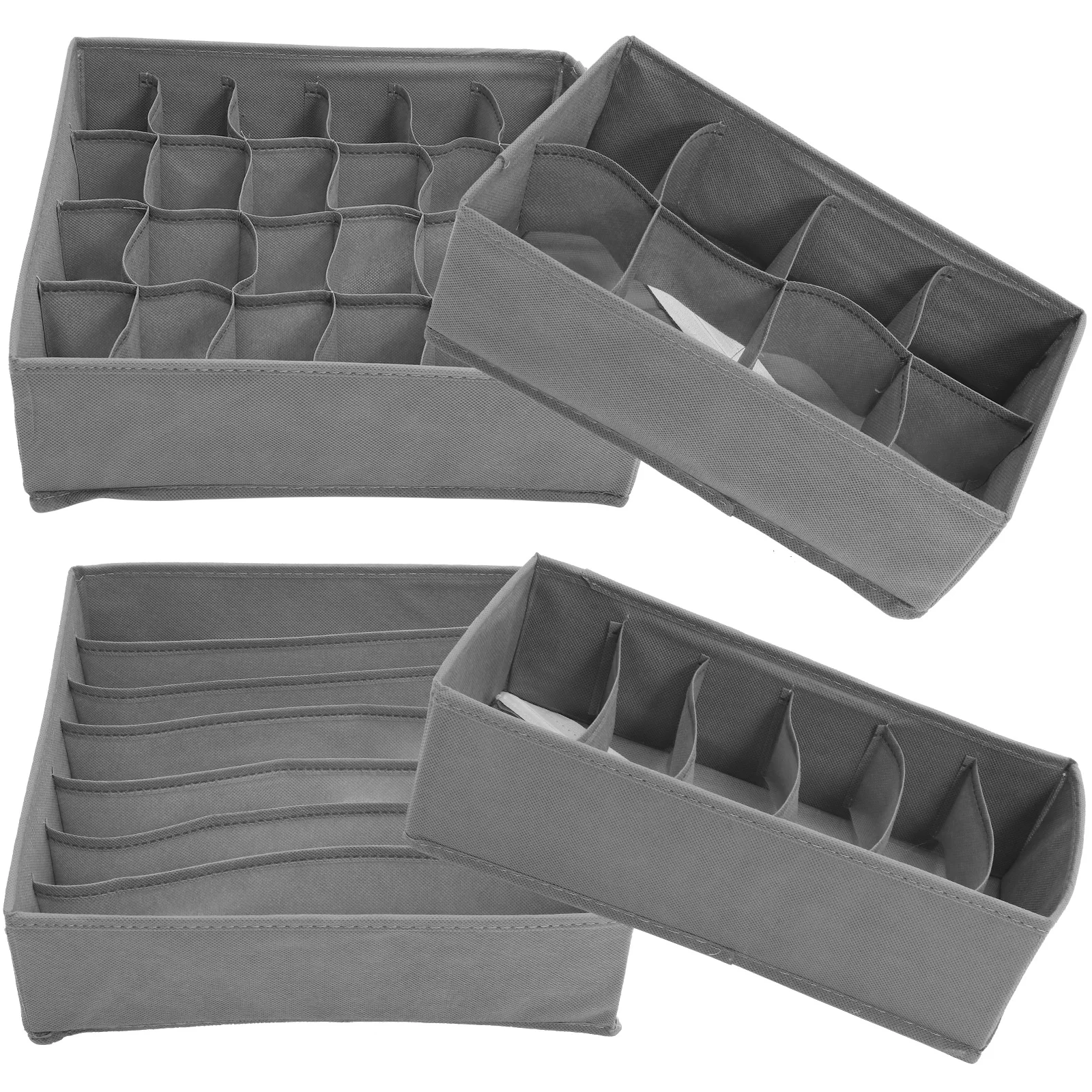 

4pcs Socks Organizer Foldable Organizer Socks Storage Case Organizer Divider Box