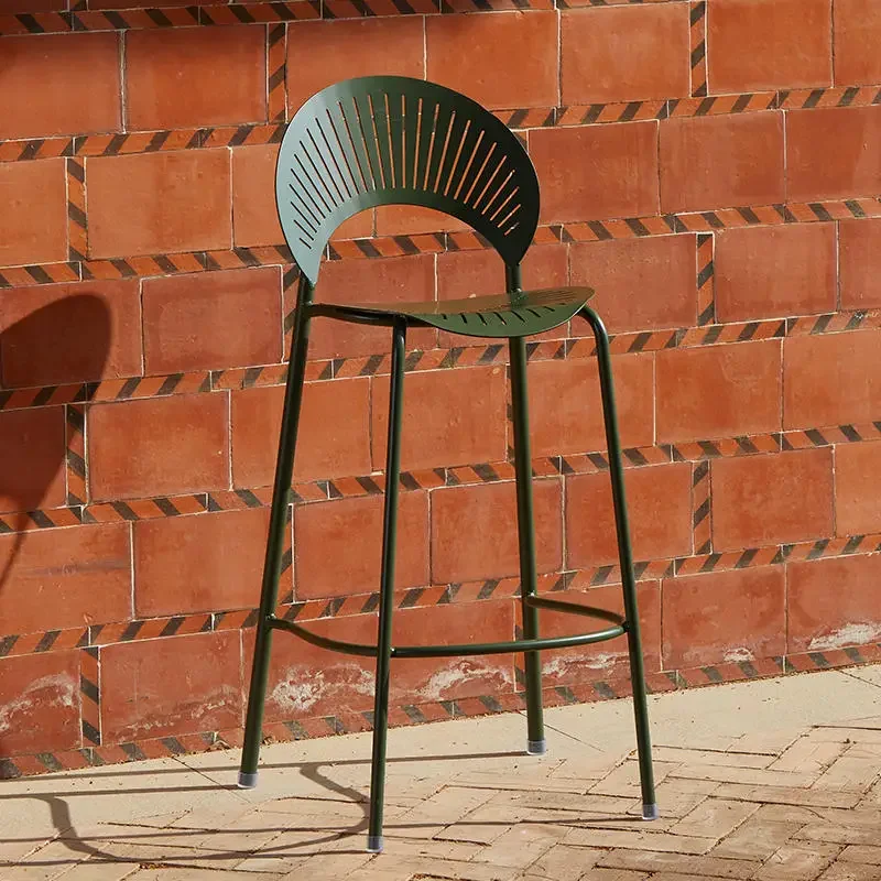 Yellow Industrial Bar Stools Nordic Outdoor Minimalist Modern High Chairs Comfortable Single Taburetes De Bar Home Furniture