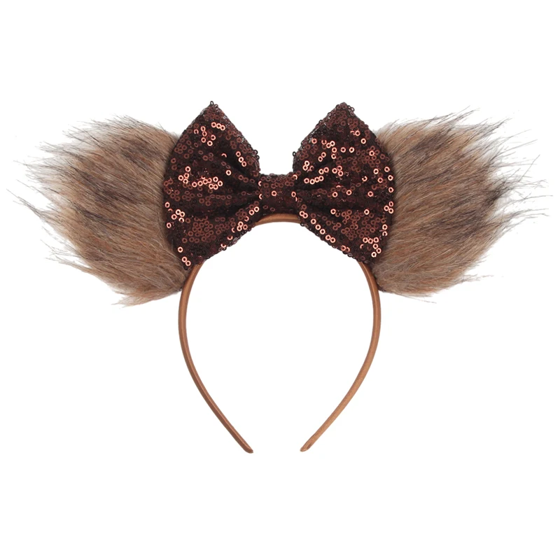 Neues Plüsch-Mausohren-Stirnband, Halloween-Haaraccessoires für Frauen, Mädchen, Babys, Kopfbedeckung, Festival, Karneval, Party, Cosplay, Geschenke – Detail 11