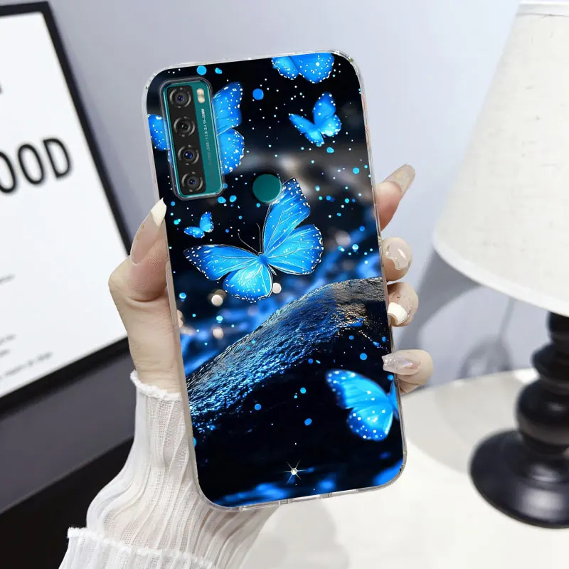 Marble Clear Soft Silicone Phone Case Cover