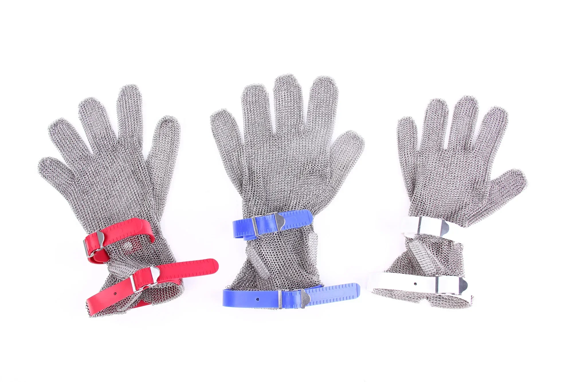 China Quality Cut Resistant Hand Protection Clothing Cutting Stainless Steel Ring Chainmail Butcher Gloves For Long Sleeve
