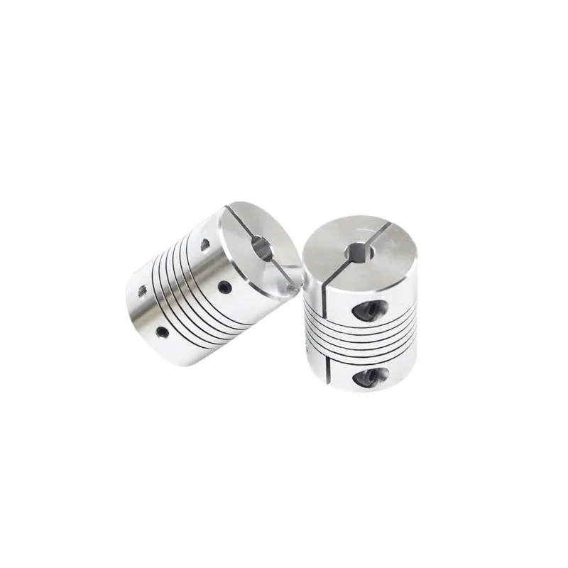 1pcs D25L30 Aluminum Alloy Elastic Coupling Winding Screw Motor Encoder Inner Hole 5mm 6mm 8mm 9mm 10mm 12mm aluminium flexible coupler