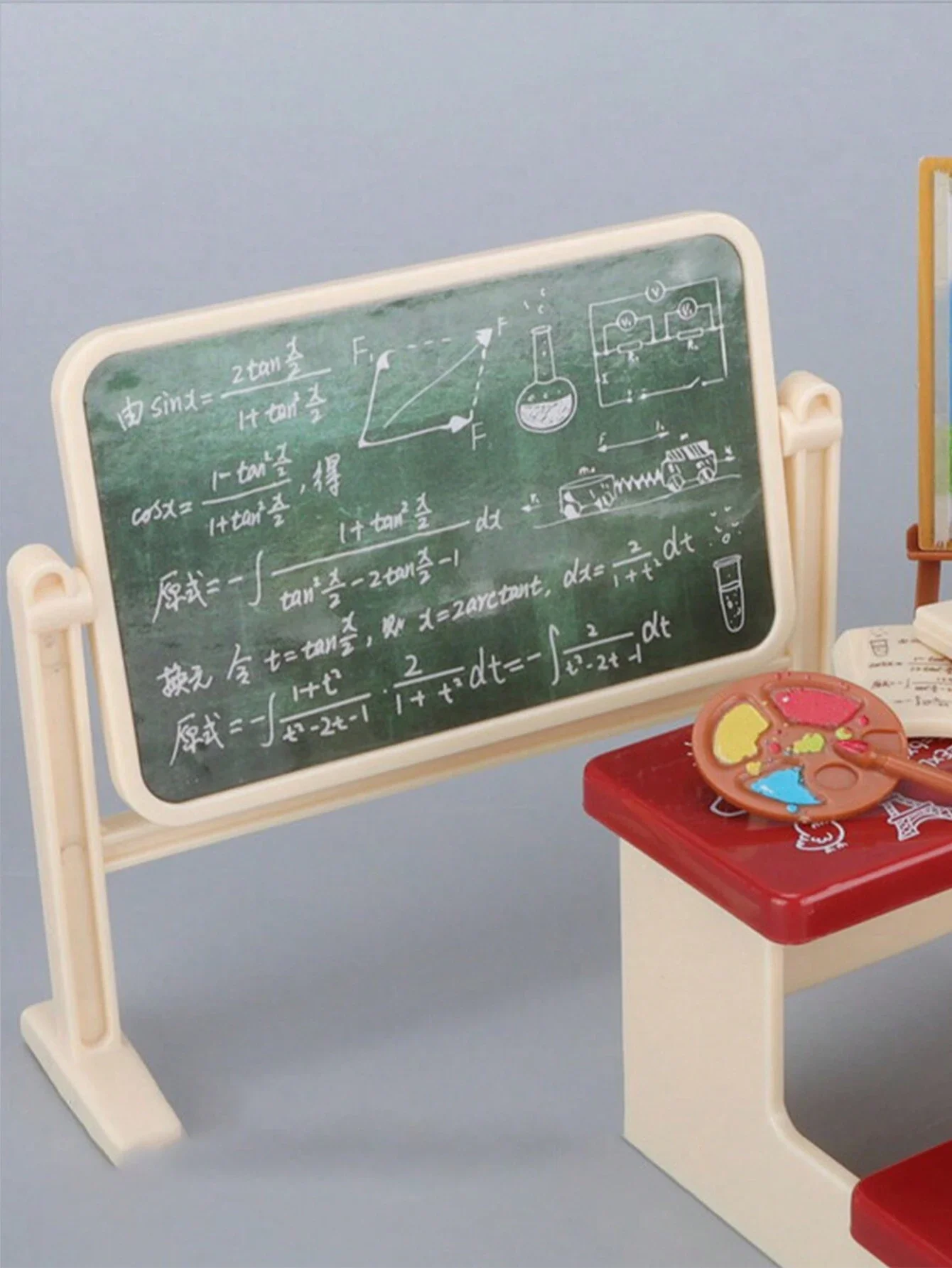 1:12 Dollhouse Koala Miniature Simulation Classroom Scene Accessories Drawing Tool Miniature Furniture Girl Birthday Gift Toys