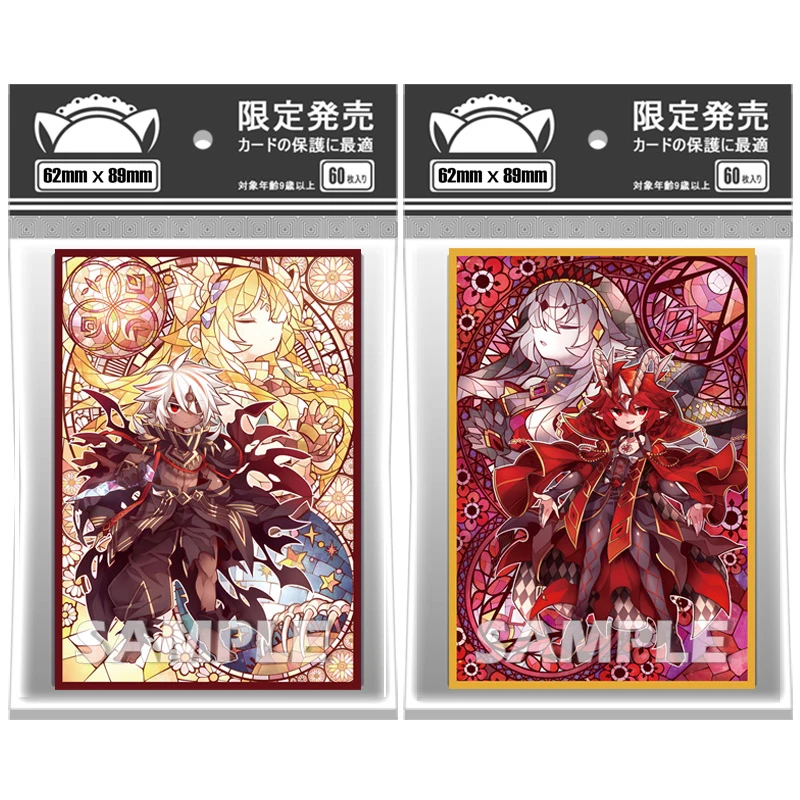 

67*92mm 60Pcs/set Yu-Gi-Oh! Red Cartesia Card Cover PTCG Protective Case Kawaii Anime Game Collection Card Gift Toys