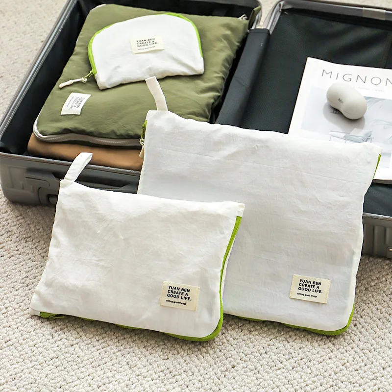 Enhanced Travel Compression Packing Cubes - Efficient Luggage and Backpack Organizing Solution