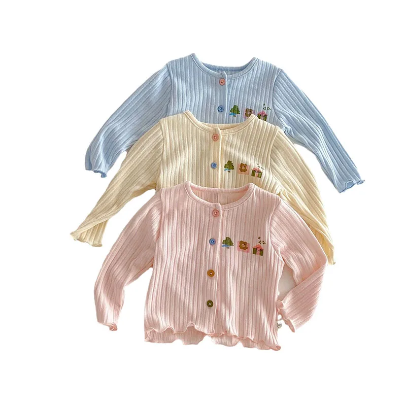Cute Colorful Kids Cardigan Sweater Jacket for Girls