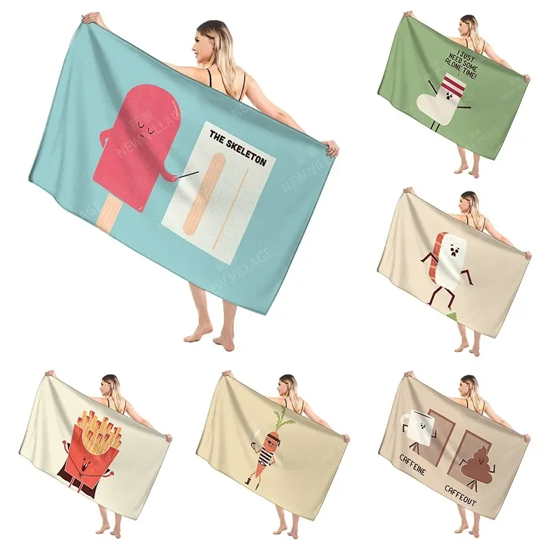 

Bathroom Bath towel for adults sauna Large beach towel Gym towel Large hotel woman shower quick drying microfiber cute kawaii