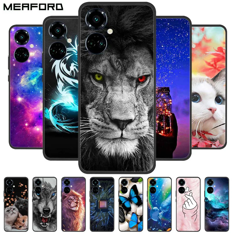 Fundas Tecno Spark 9 Pro 케이스, KH7 소프트 실리콘 패션 케이스, Tecno Spark 9 Pro 후면 ...