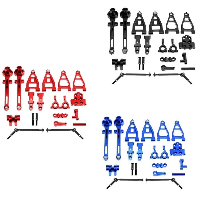 

HOT-Metal Modification Accessory Kit Suspension Arms Steering Knuckle Set For Tamiya BBX BB01 Tamiya BB-01