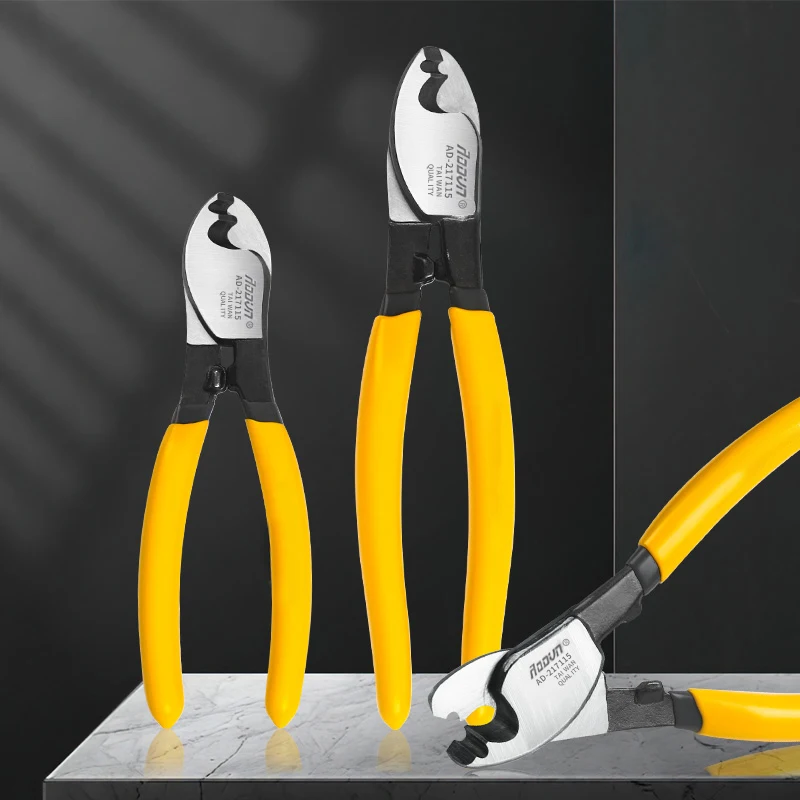 BAIHU 6/8/10 inch Insulated Cable Cutter Electrician Professional Pliers Shock Wire Stripper Pliers Cable Scissors Hand Tools image 1