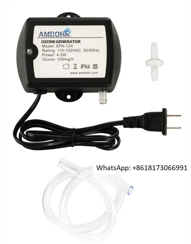 

AMBOHR SPA-124 110V 100mg US plug for Cold Plunge Water Filter Ozone Generator For Spa