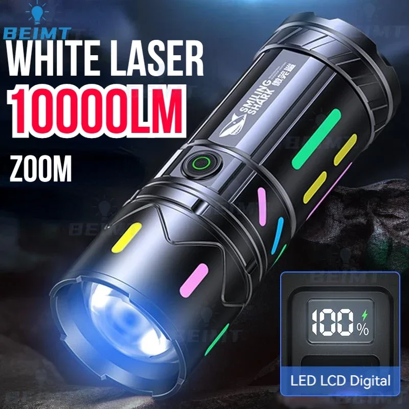 10000LM Flashlight Super Bright Zoomable Torch Light Rechargeable