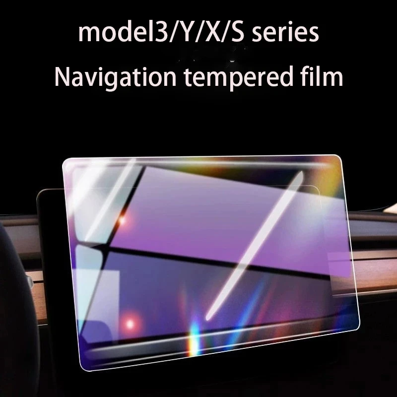テスラモデル用強化ガラススクリーンプロテクター,3 y s x 15/17