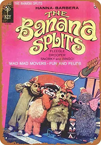 

Metal Sign - 1969 The Banana Splits Comic - Vintage Look Wall Decor for Cafe Bar Pub Home Beer Decoration Crafts