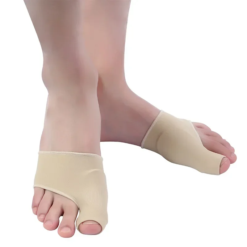 1pair Big Toe Bunion Corrector Adjustable Orthopedic Socks Toe Separator Pain Relief Hallux Valgus Feet Protector Foot Care Tool