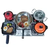 Five-hole Gas Cooktop Stainless Steel Built-in 5 Burners Stovetop LPG/NG Convertible Gas Stove Top Dual Fuel Hob 6