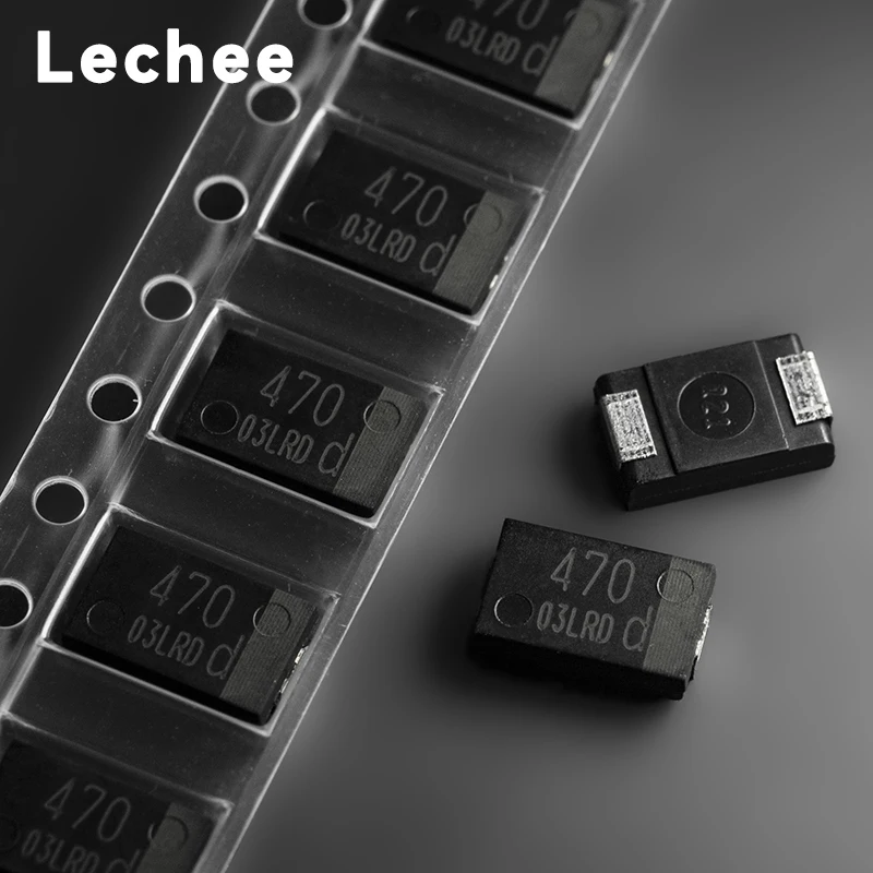 SMD Polymer Aluminum Electrolytic Capacitors 2V 470uF 6mOhm Low ESR 10PCS/lot electrolytic capacitor aluminum capacitor aluminum electrolytic capacitor smd capacitor polymer capacitor