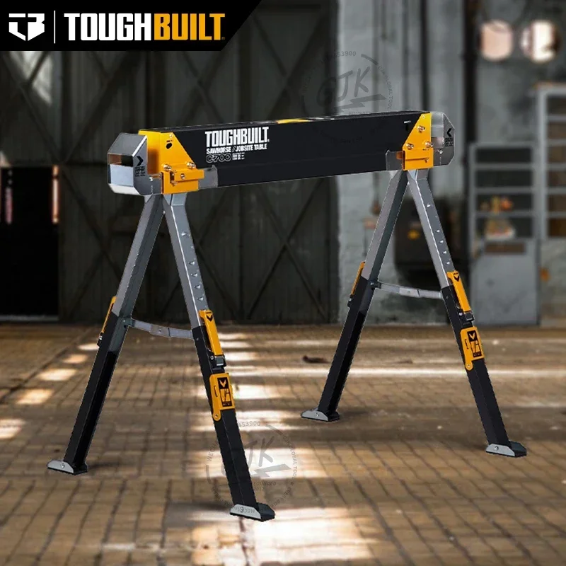 TOUGHBUILT TOU-C700 Saw Horse/Adjustable Jobsite Table (Single) 6