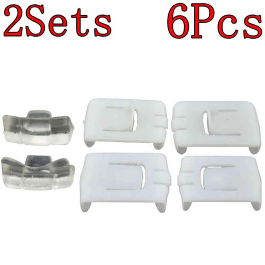 6pcs Seat Rail Runner Clip Slider Guide Piece For MK1 MK2 MK3 Golf Corrad | Автомобили и мотоциклы
