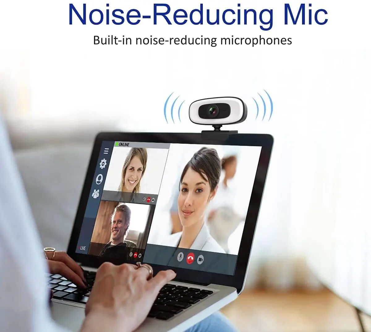 PC Webcam Micro 4K 2K Mini Webcam For PC Laptops Live Streaming FHD 1080P With Microphone