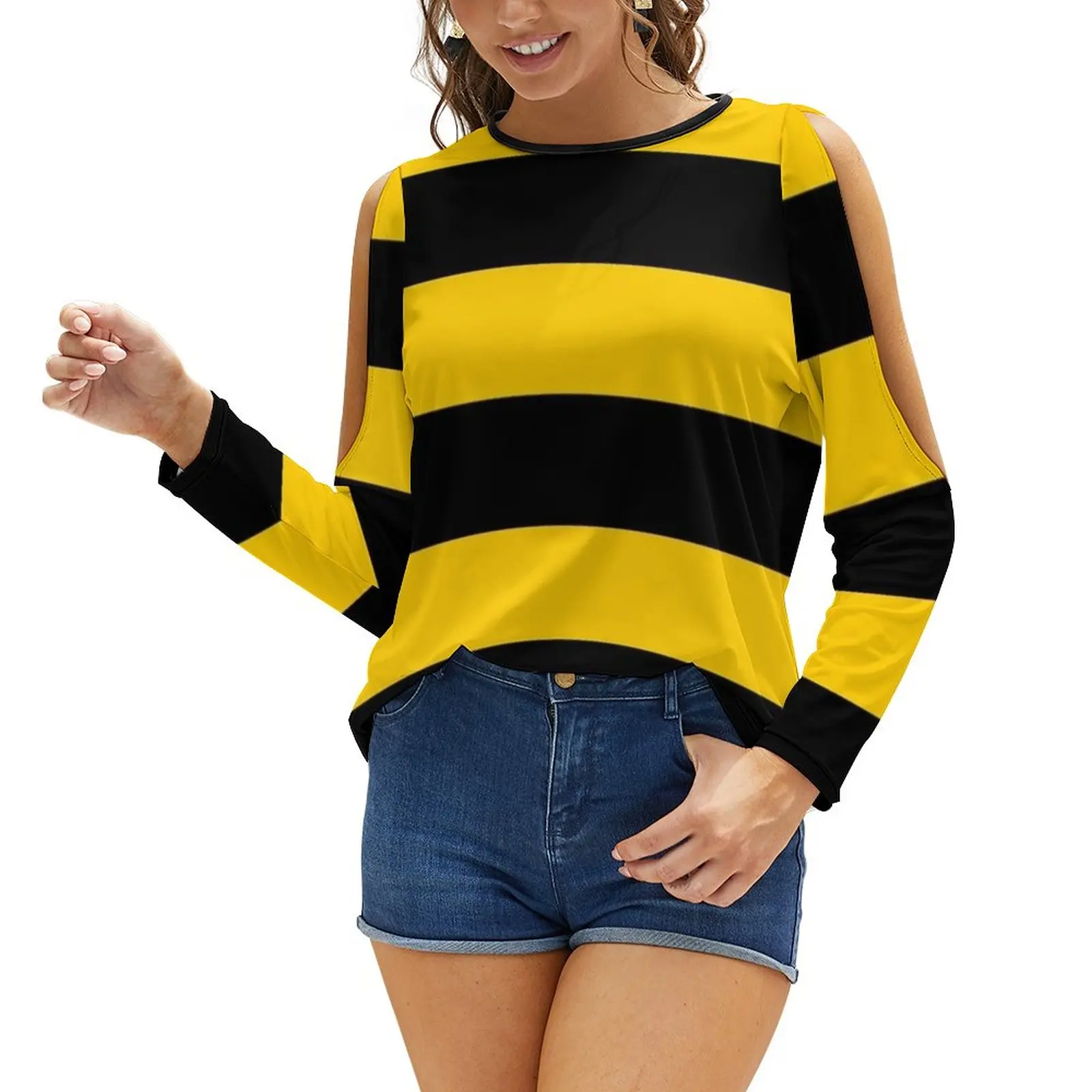Abeja Camiseta Rayas Negra Y Amarilla Rayas Negras Camiseta Rayas