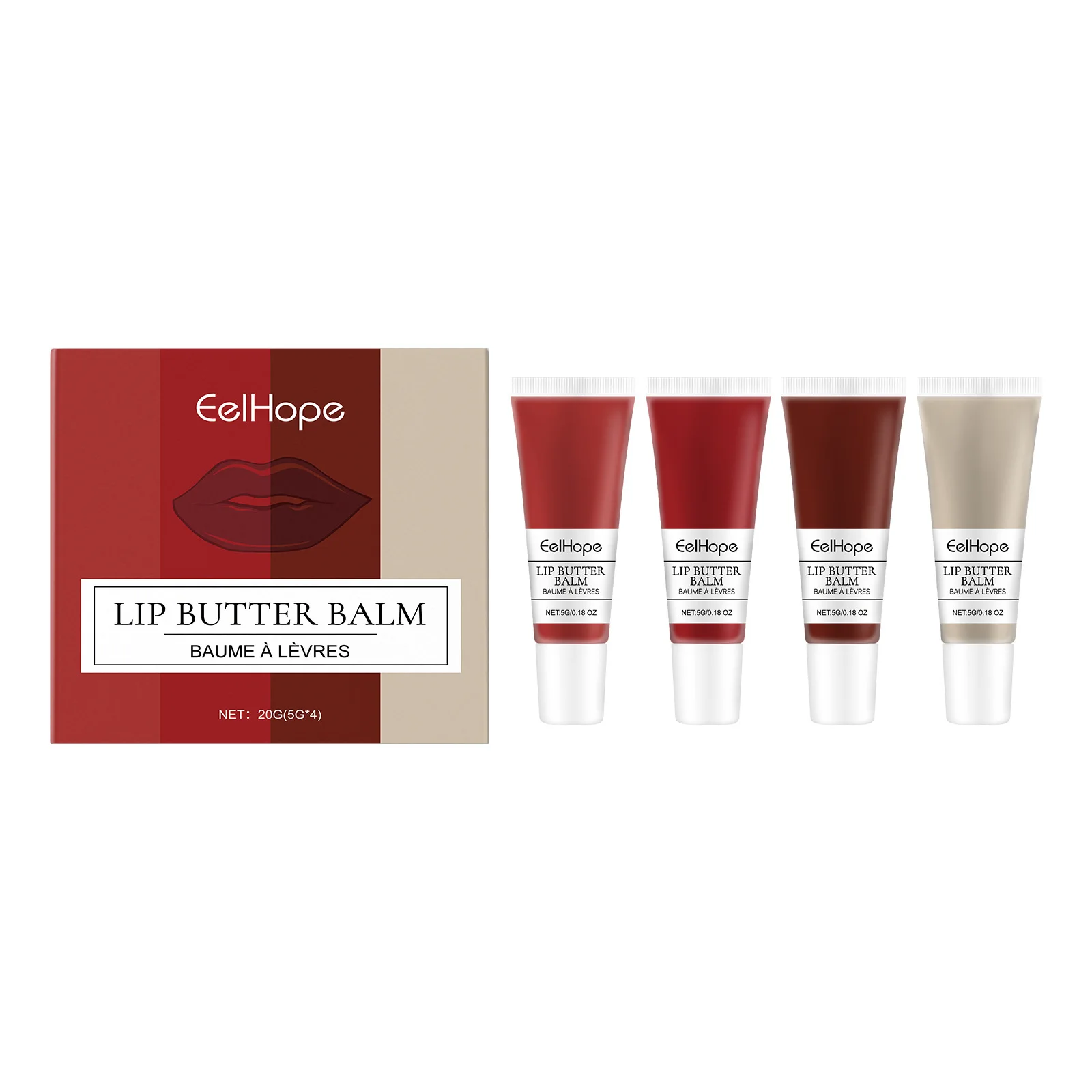 Lip Butter Balm Kit Deep Moisturizing Long Lasting Smooth Hydrating Colorful Lip Glaze Cosmetic Dry Cracked Nourishment Lip Care 2