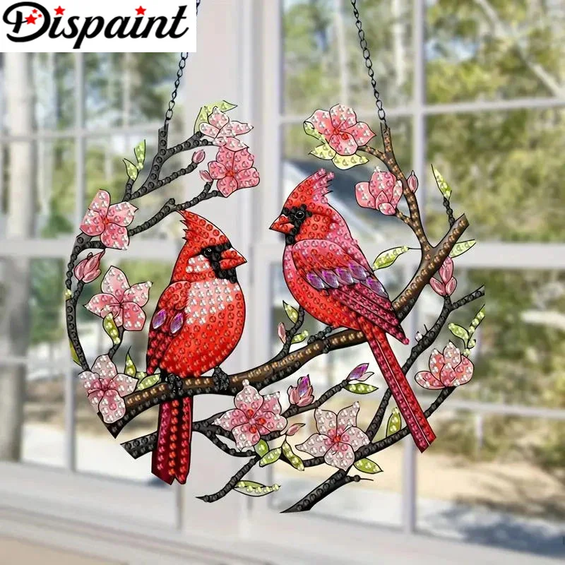 

Dispaint 5D DIY Diamond Painting Special Shape Drill Desk Ornament Butterfly Flower Embroidery Rhinestone Home Tabletop Decor Gi